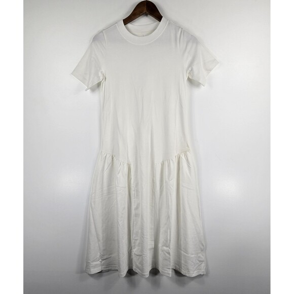 Universal Standard Women's Size 4XS/00-0 White Short Sleeve Dress NWT - Picture 1 of 8